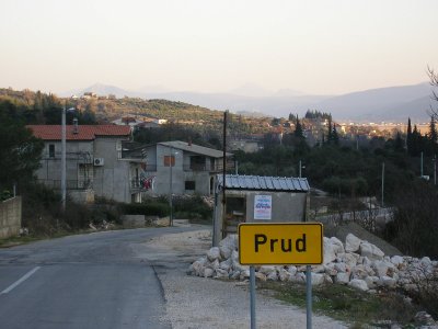 ulaz u Prud sa zapadne strane