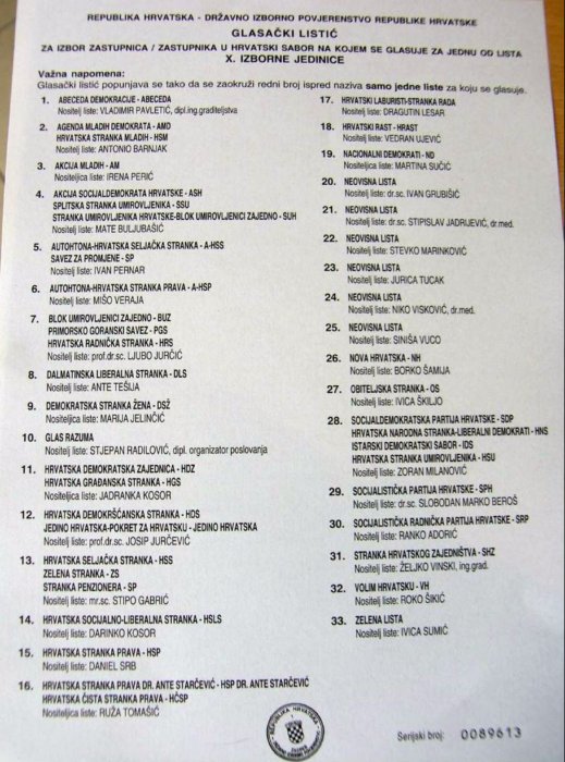 lista