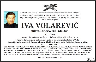 pok. Iva Volarevi� iz Metkovi�a